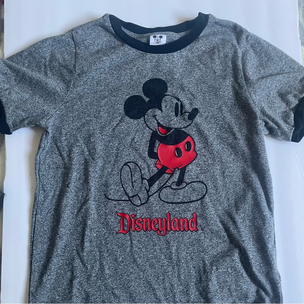 Disney Kids Gray and Black Mickey Mouse Tee